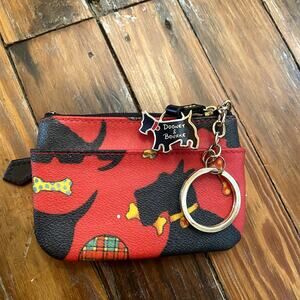 Dooney & Bourke Scottie Coin Purse Keychain